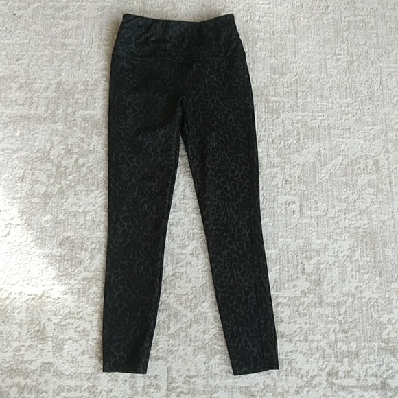 Jolt Leopard Print High-Waisted Legging Pant S Black Gray - Picture 8 of 16